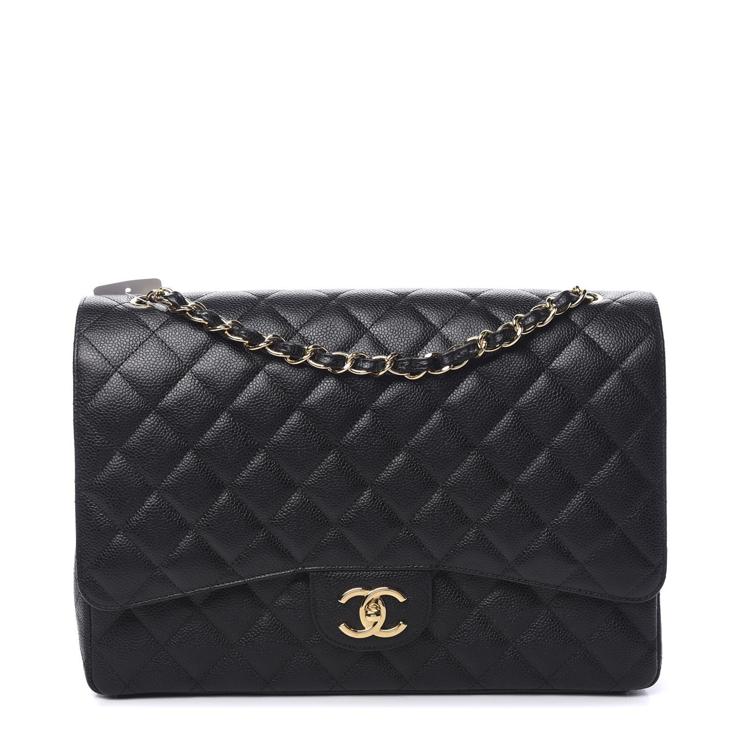 Chanel Caviar Quilted Maxi Double Flap Black 1 of 9