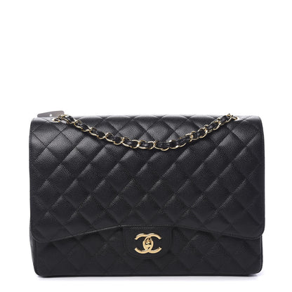 Chanel Caviar Quilted Maxi Double Flap Black 1 of 9
