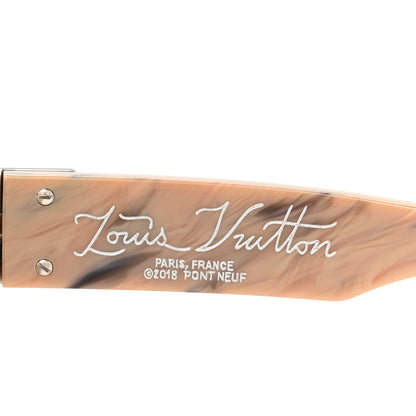 Louis Vuitton Acetate 1.1 Millionaires Sunglasses Z1336W Camel Marble 6 of 8