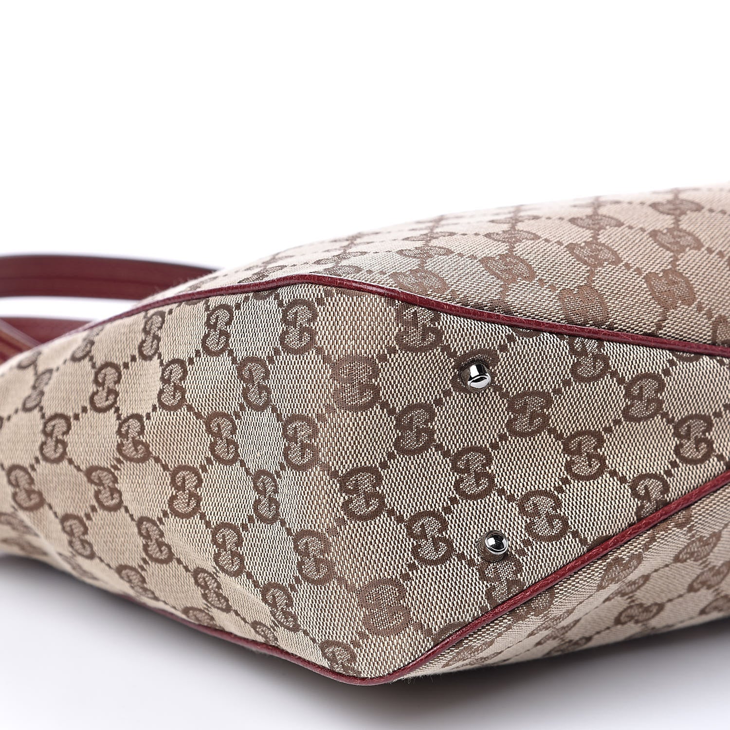 Gucci Monogram Medium Tote Red 8 of 11