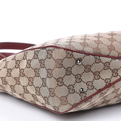 Gucci Monogram Medium Tote Red 8 of 11