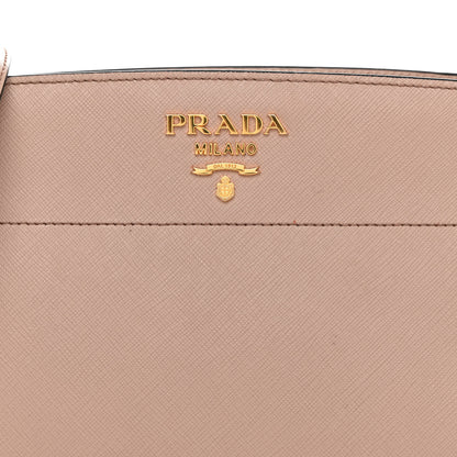Prada Saffiano City Calfskin Esplanade Crossbody Bag Cipria 7 of 11