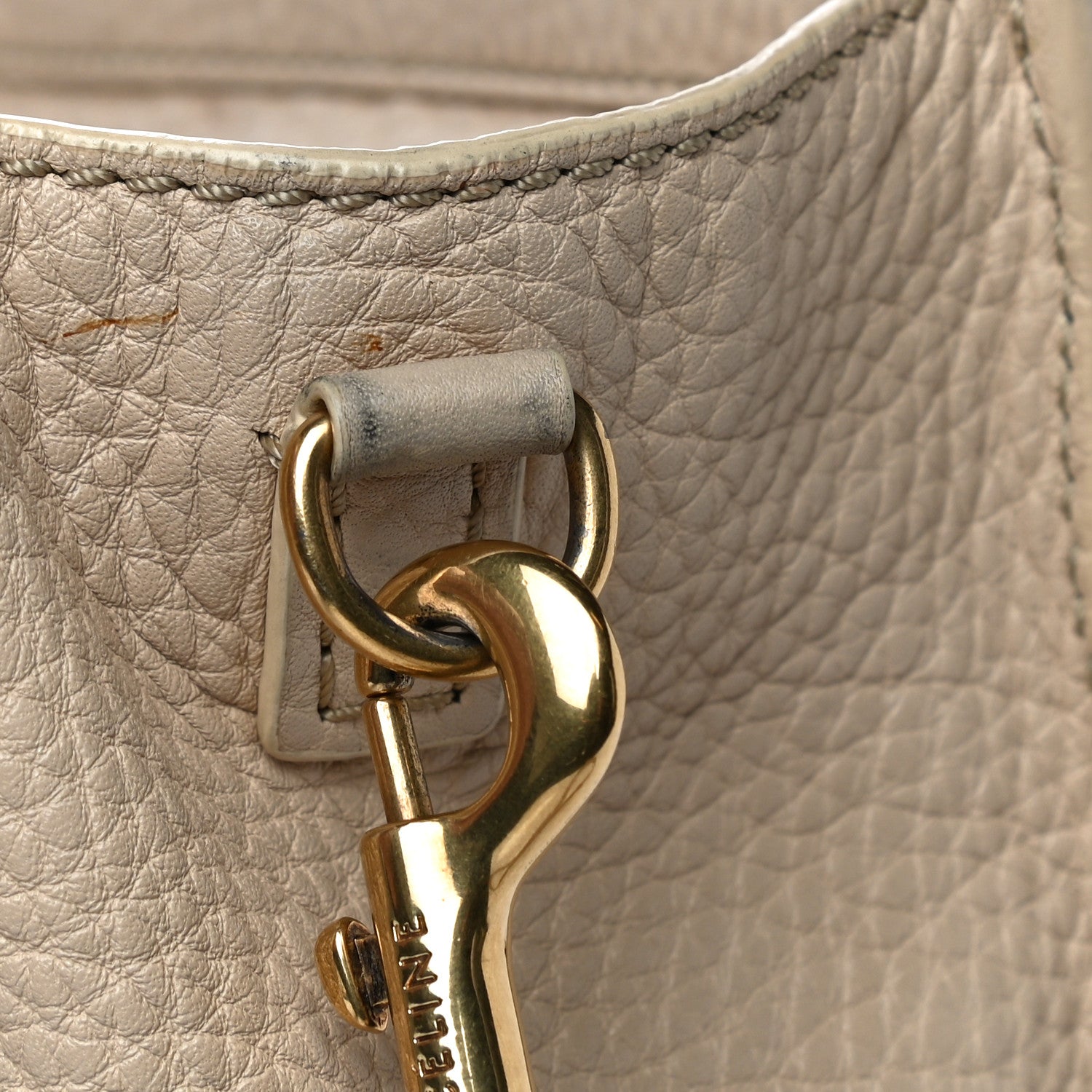 Celine Pebbled Calfskin Nano Luggage Dune 23 of 24