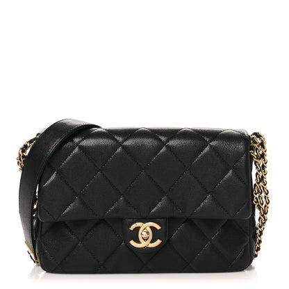 Chanel Caviar Quilted Flap Black 1 of 10