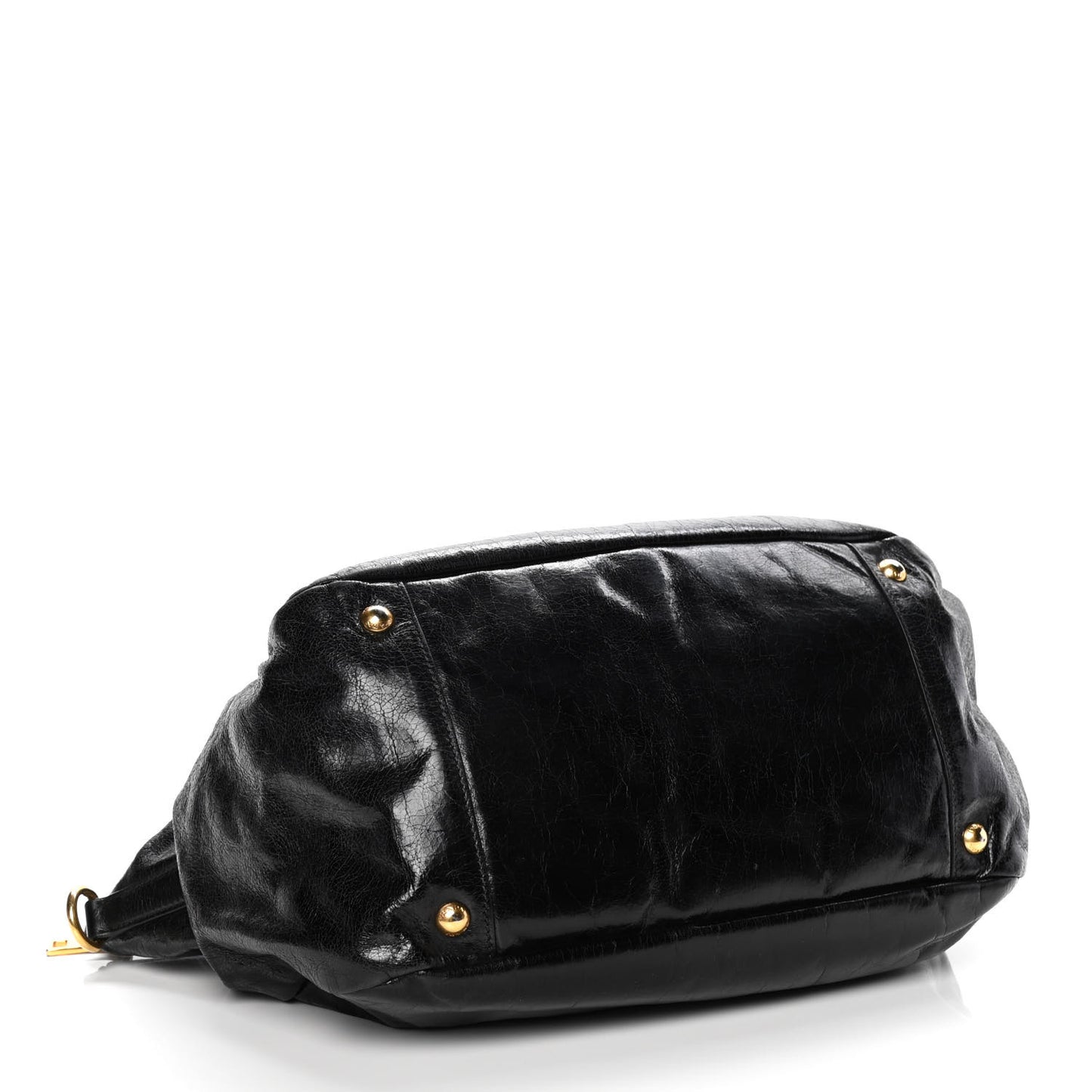 Vitello Shine Tote Black