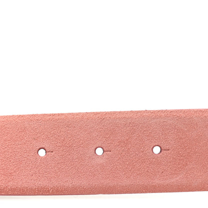 Chanel Suede Pearl Crystal CC Belt 70 28 Pink 3 of 5
