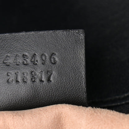 Gucci Calfskin Matelasse Medium GG Marmont Shoulder Bag Black 8 of 14