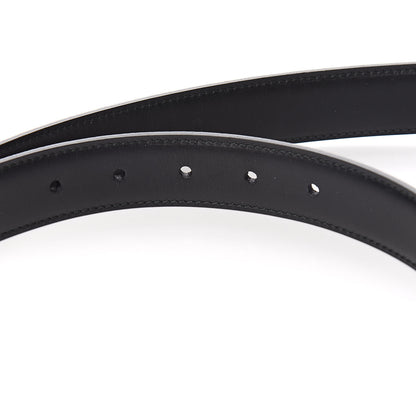 Gucci Selleria Calfskin GG Supreme Monogram Reversible 30mm Belt 95 38 Black Beige Ebony 4 of 6