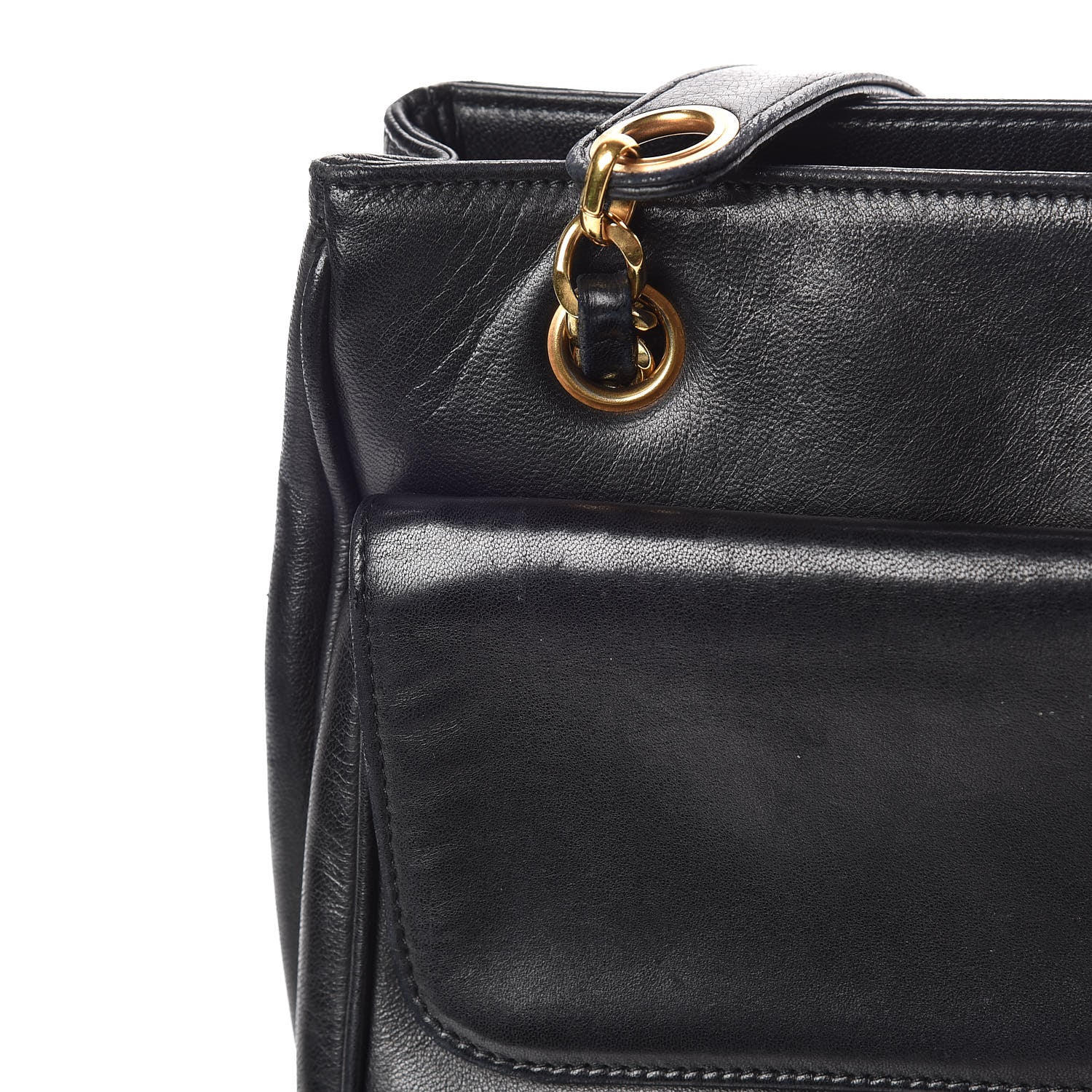 Chanel Lambskin CC Shoulder Bag Black 12 of 21