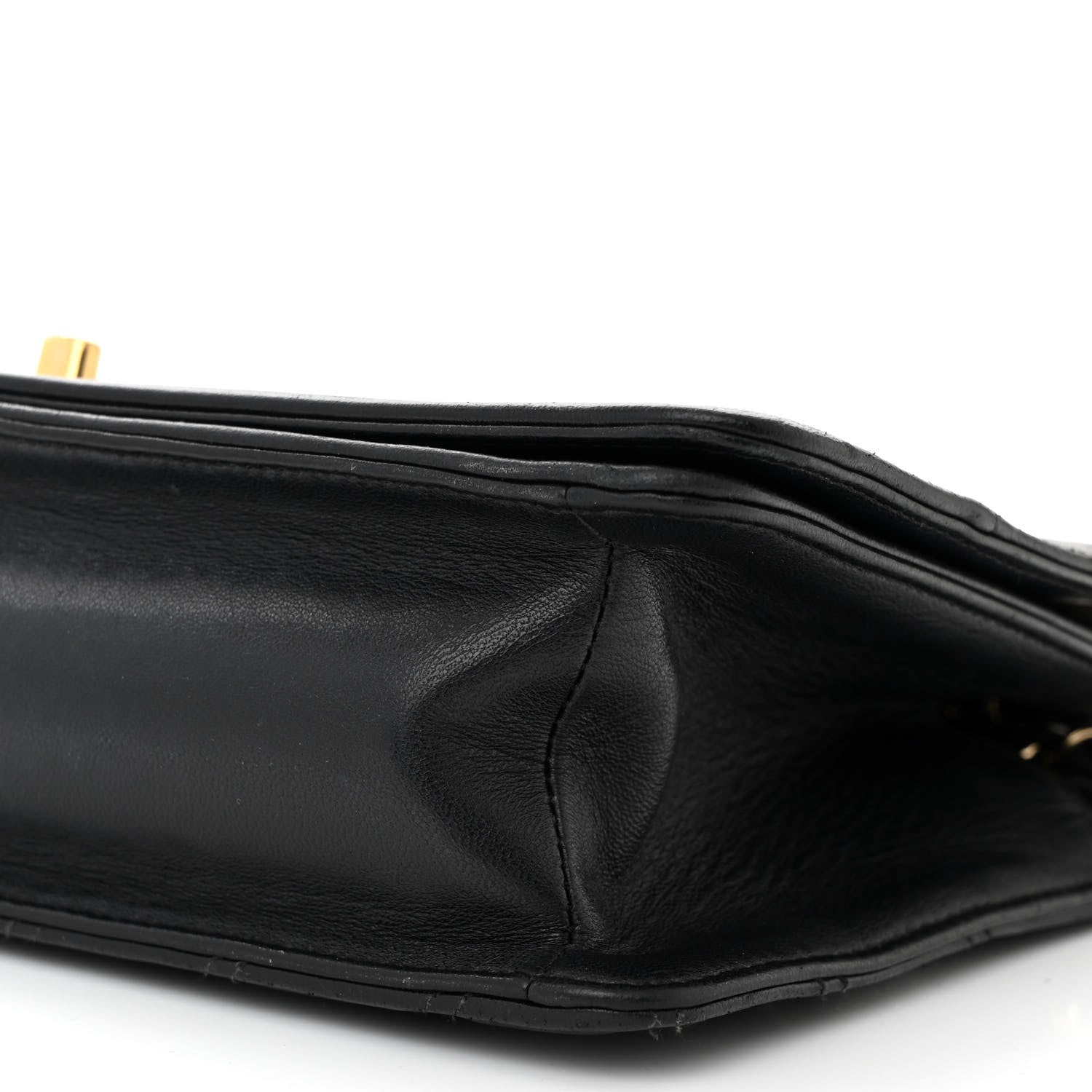 Chanel Calfskin Chevron Quilted Flap Black 10 of 10