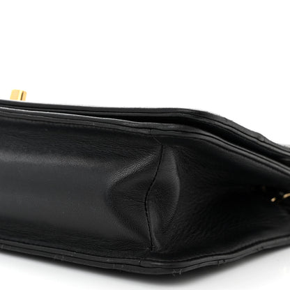 Chanel Calfskin Chevron Quilted Flap Black 10 of 10