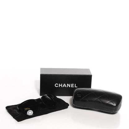 Chanel Freshwater Cultured Pearl Butterfly Sunglasses 6040 H Black 7 of 7