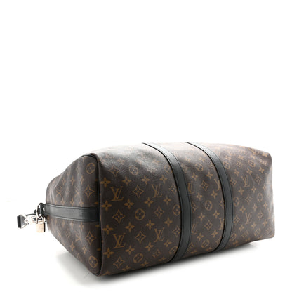 Louis Vuitton Monogram Macassar Keepall Bandouliere 45 3 of 9