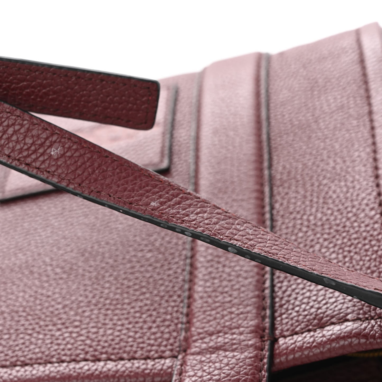 Grained Calfskin Small The Tote Bag Chianti