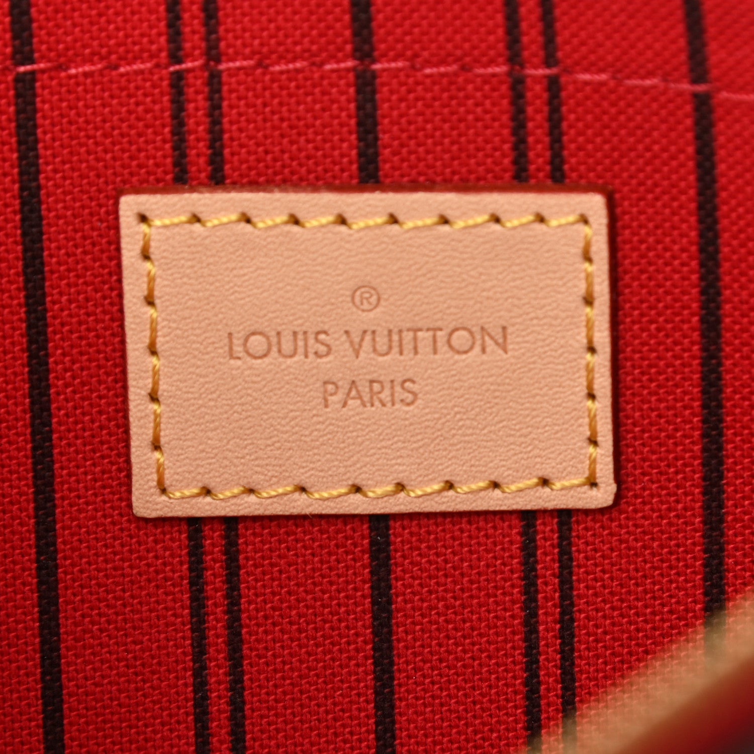 Louis Vuitton Monogram Neverfull MM GM Pochette Cherry 6 of 6