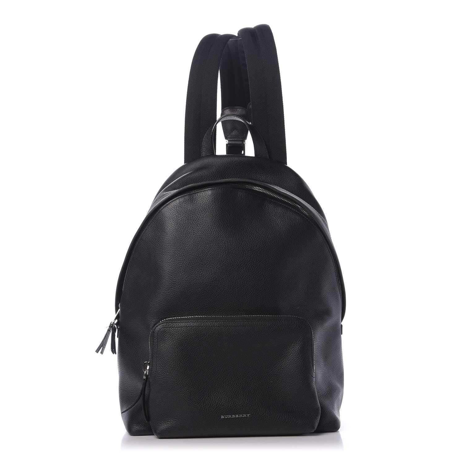 Burberry Pebbled Calfskin Abbeydale Simple Backpack Black 1 of 10