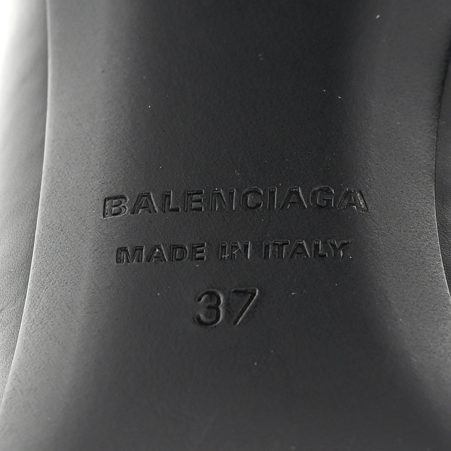 Calfskin Blade Knife Pumps 37 Black