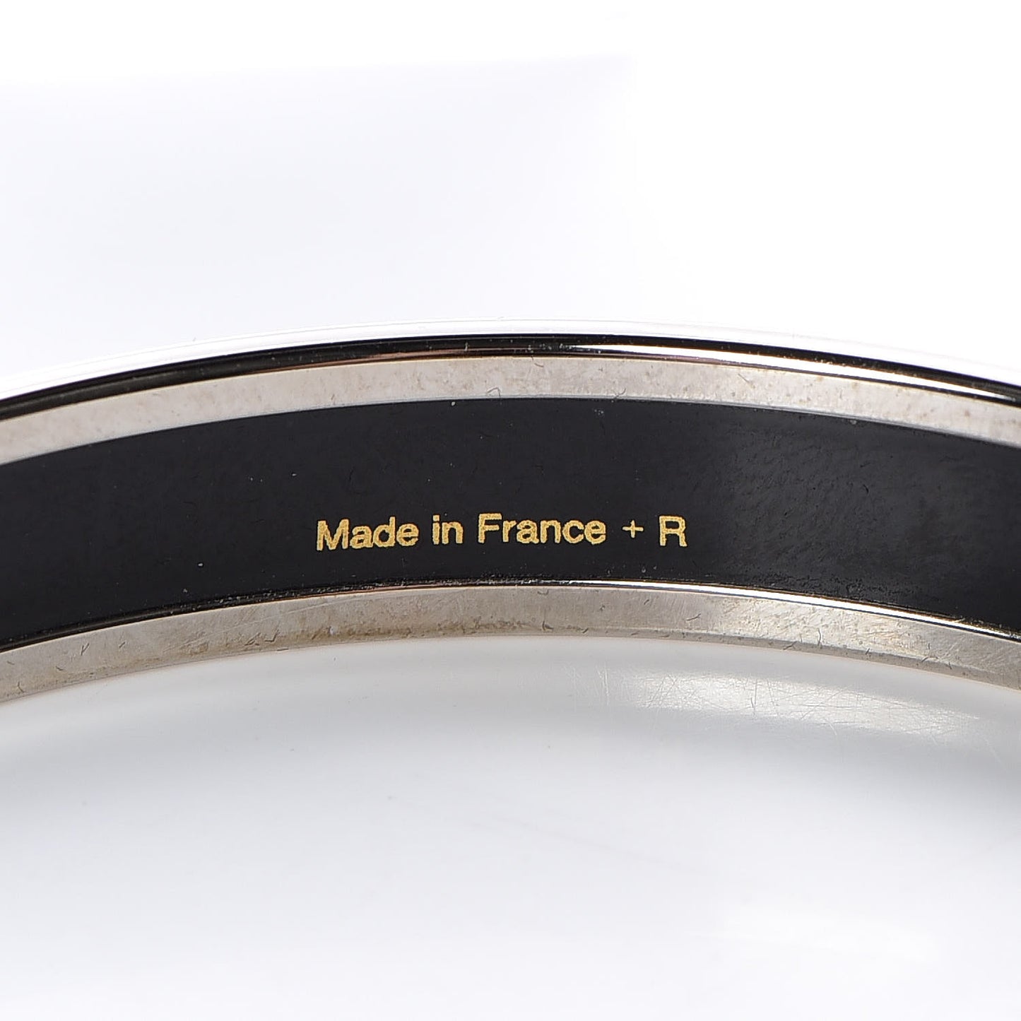 Enamel Printed Narrow Caleche Bracelet 70 Bleu Royal