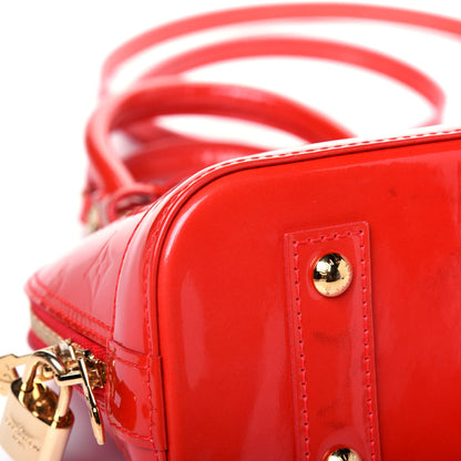 Louis Vuitton Vernis Alma BB Rouge Grenadine 10 of 21