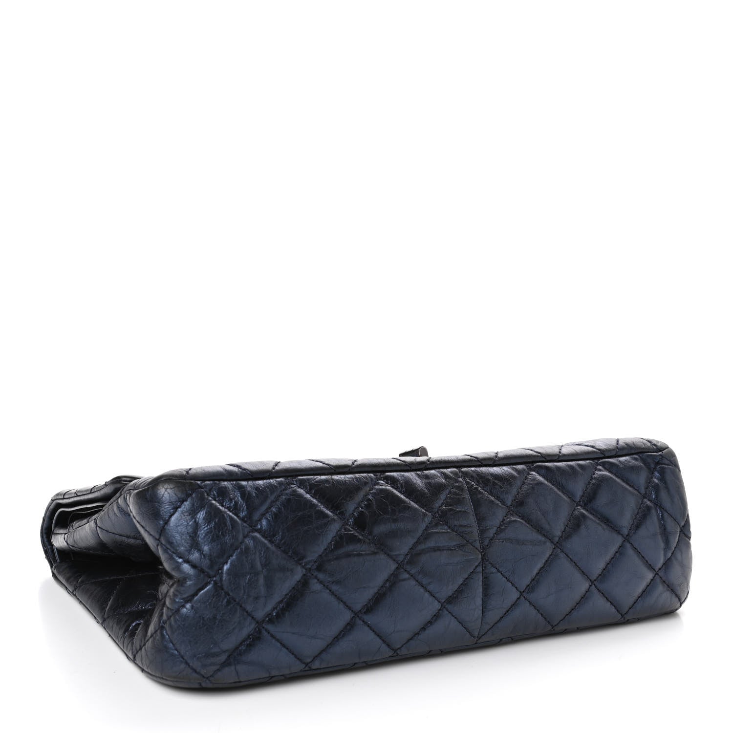 Chanel Metallic Aged Calfskin Quilted 2.55 Reissue 227 Flap Blue 3 of 4