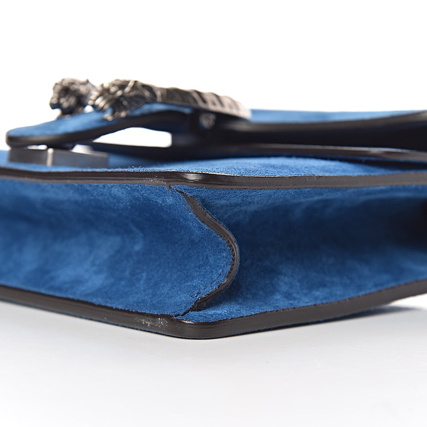 Suede Mini Dionysus Shoulder Bag Blue
