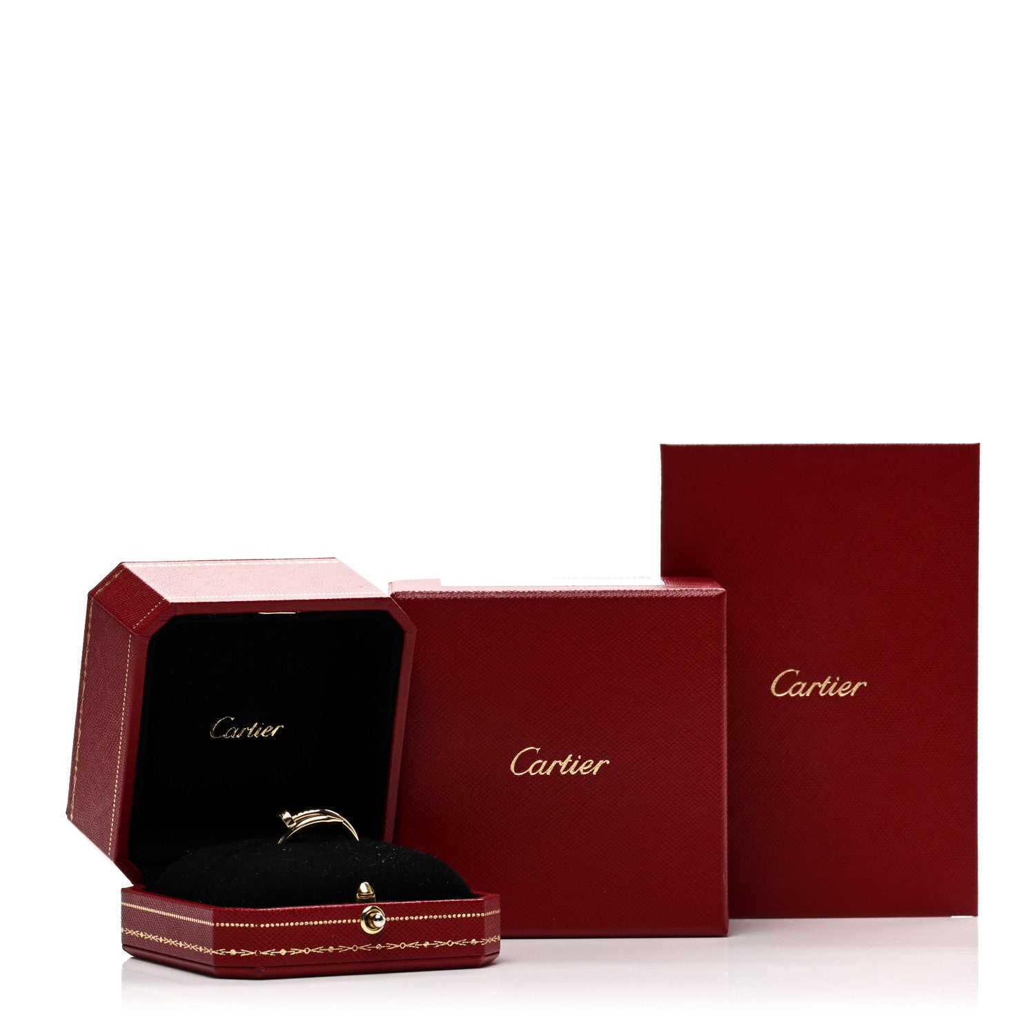 Cartier 18K Yellow Gold Juste Un Clou Ring 56 7.5 5 of 5