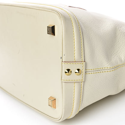 Louis Vuitton Suhali Lockit MM White 22 of 23