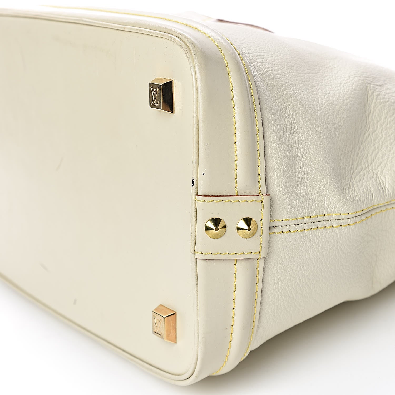 Louis Vuitton Suhali Lockit MM White 22 of 23