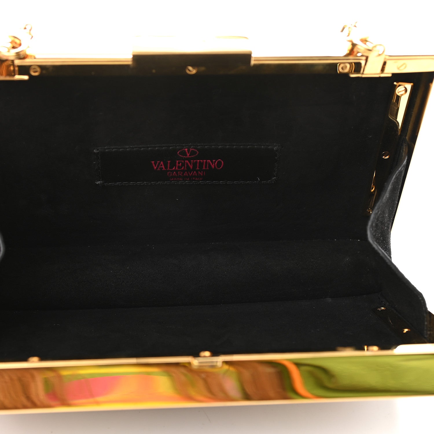 Valentino Garavani Minaudiere Love Blade Clutch Black Multicolor 5 of 8