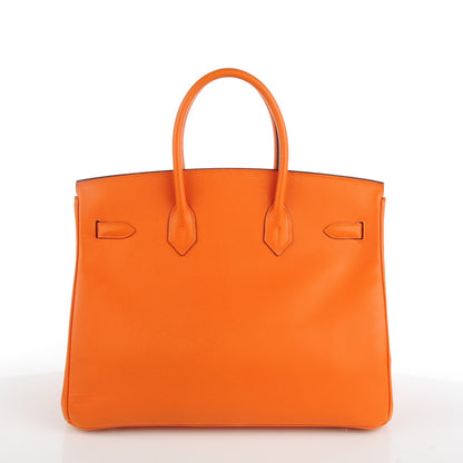 Hermes Epsom Birkin 35 Orange 9 of 24