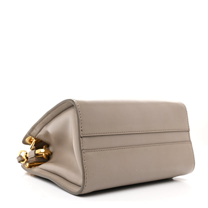 Chloe Shiny Calfskin Mini Annie Shoulder Bag Motty Grey 4 of 13