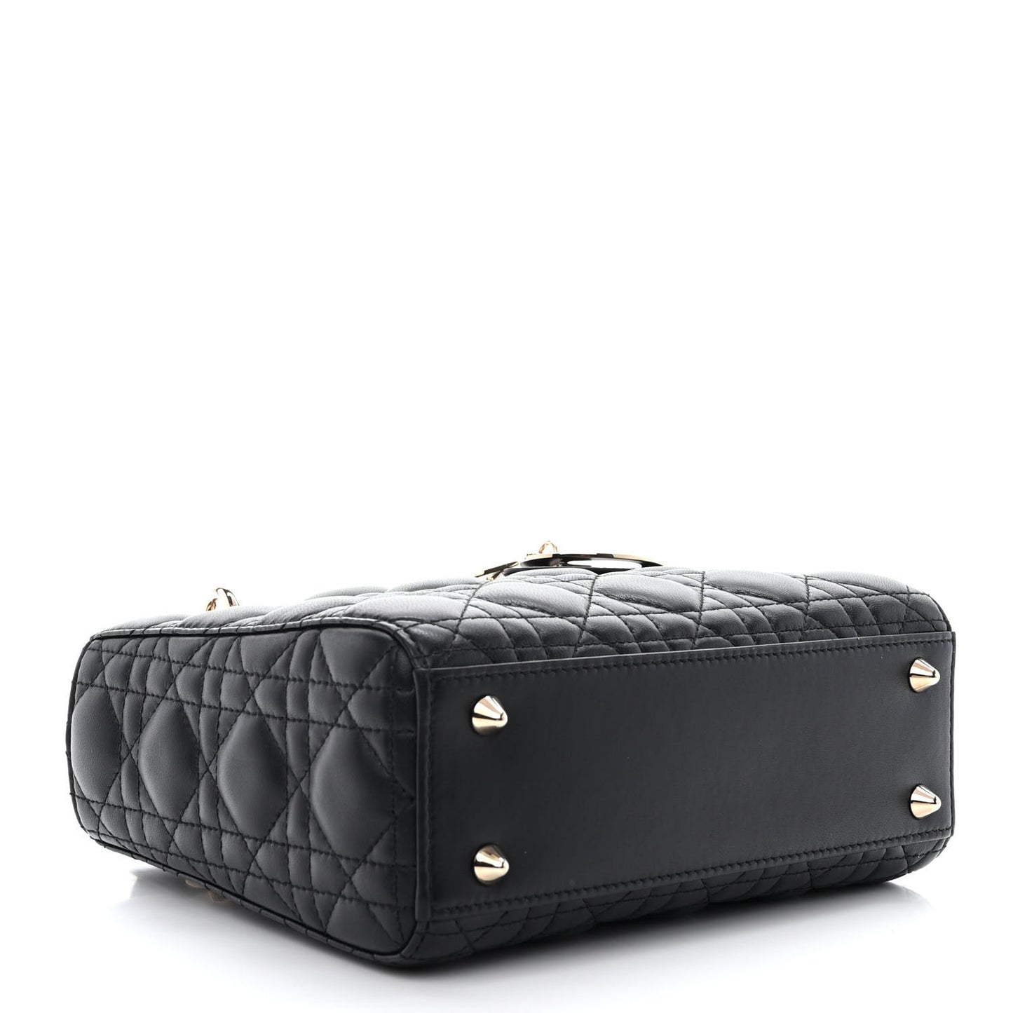 Lambskin Cannage Small My ABCDior Lady Dior Black