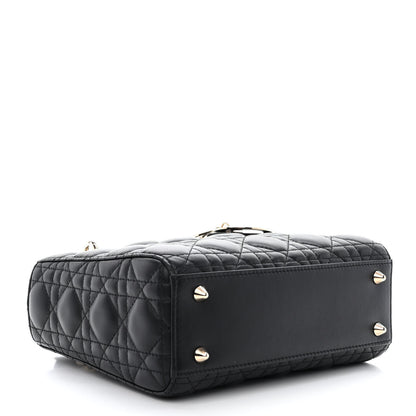 Christian Dior Lambskin Cannage Small My ABCDior Lady Dior Black 4 of 12
