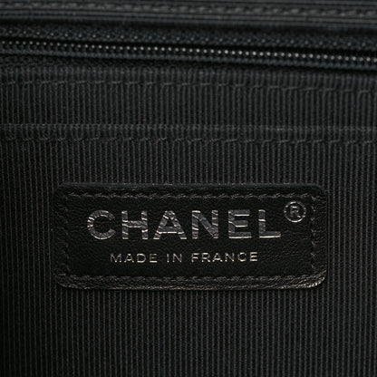 Chanel Tweed Patchwork Medium Single Flap Black 6 of 10