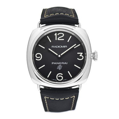 Panerai Stainless Steel Calfskin 45mm Radiomir Manual Winding Watch Black PAM00753 1 of 5