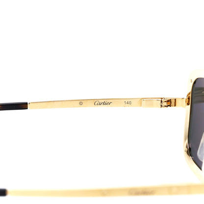 Cartier Titanium Santos De Cartier Sunglasses Gold 5 of 7