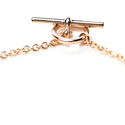 Hermes 18K Rose Gold Mini Chaine d'Ancre Punk Bracelet SH 4 of 23
