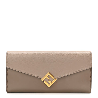 Fendi Vitello Cruise F is Fendi Continental Envelope Wallet Tortora 1 of 7
