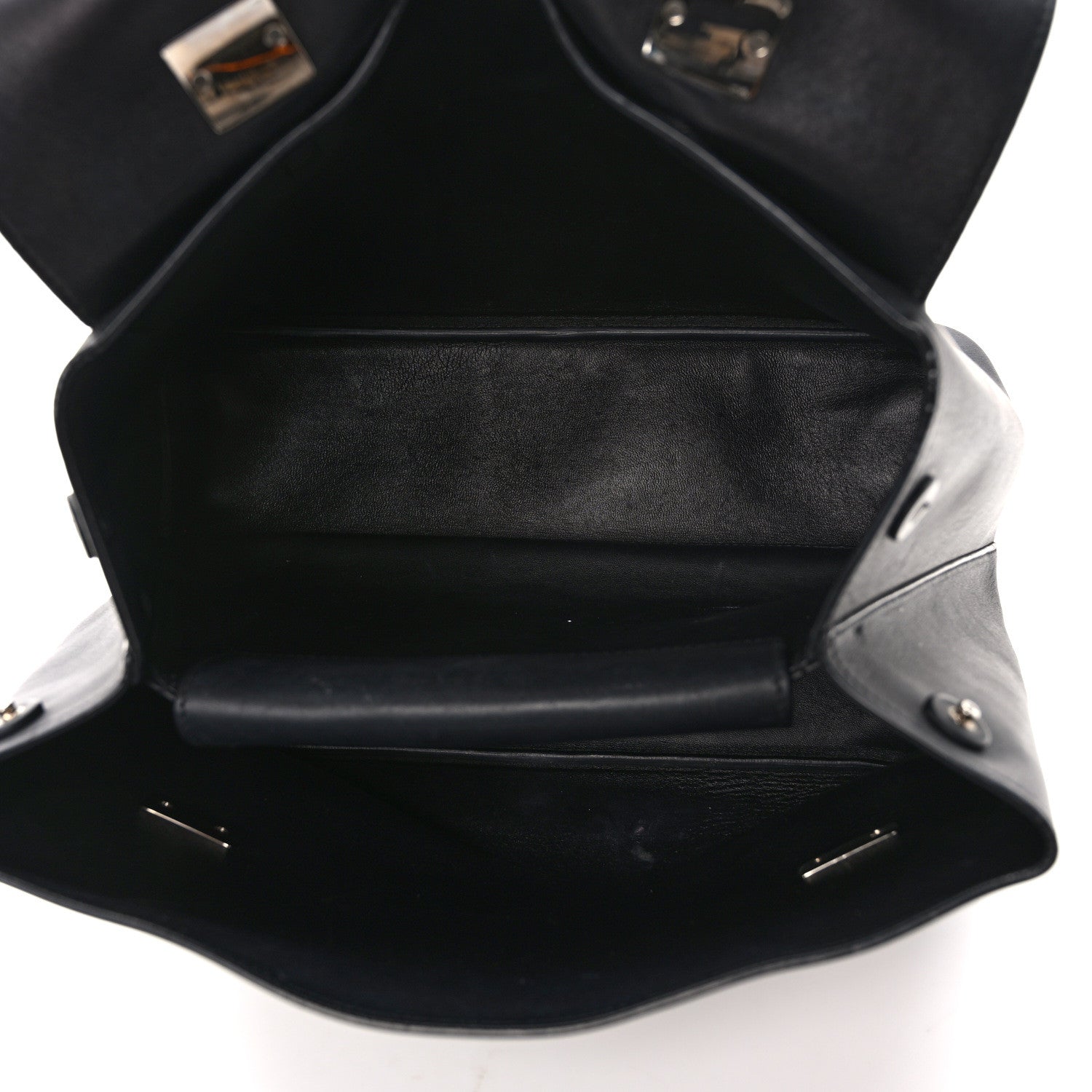 Prada Saffiano Cuir Convertible Top Handle Tote Black 5 of 9