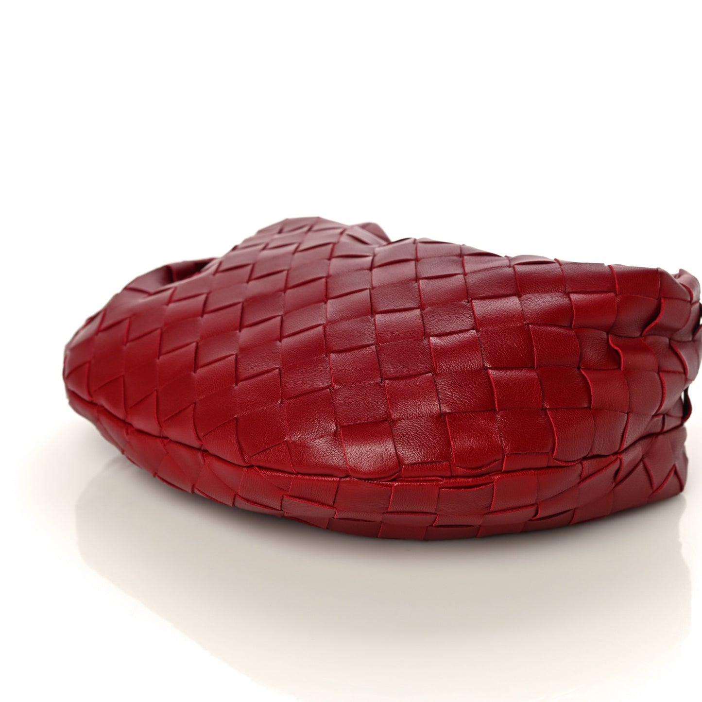 Nappa Intrecciato Mini Jodie Dark Red