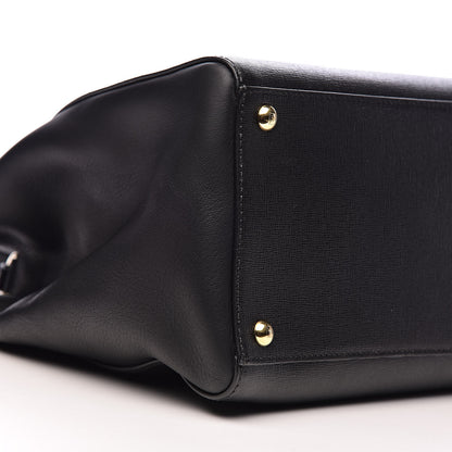 Fendi Vitello Elite Regular 2Jours Tote Black 10 of 13