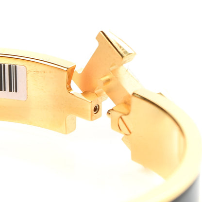 Hermes Enamel Narrow Clic Clac H Bracelet PM Black 5 of 6