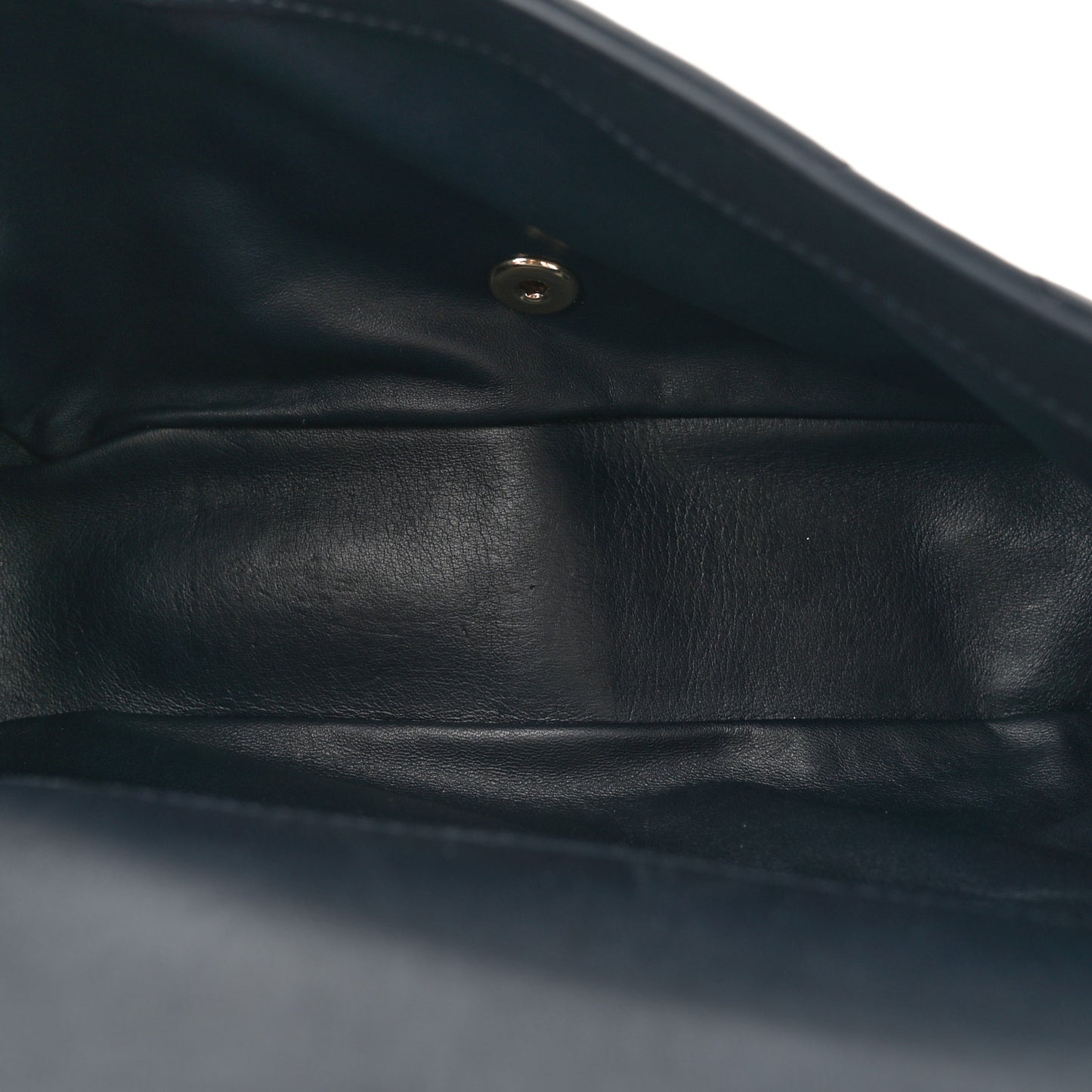 Lambskin Quilted Easy Carry Flap Navy