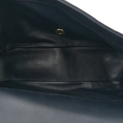 Chanel Lambskin Quilted Easy Carry Flap Navy 5 of 12