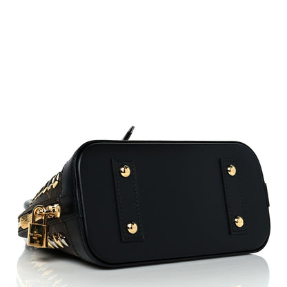 Louis Vuitton Monogram Macassar Studded Alma BB 3 of 9