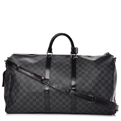 Louis Vuitton Damier Graphite Keepall Bandouliere 55 1 of 22