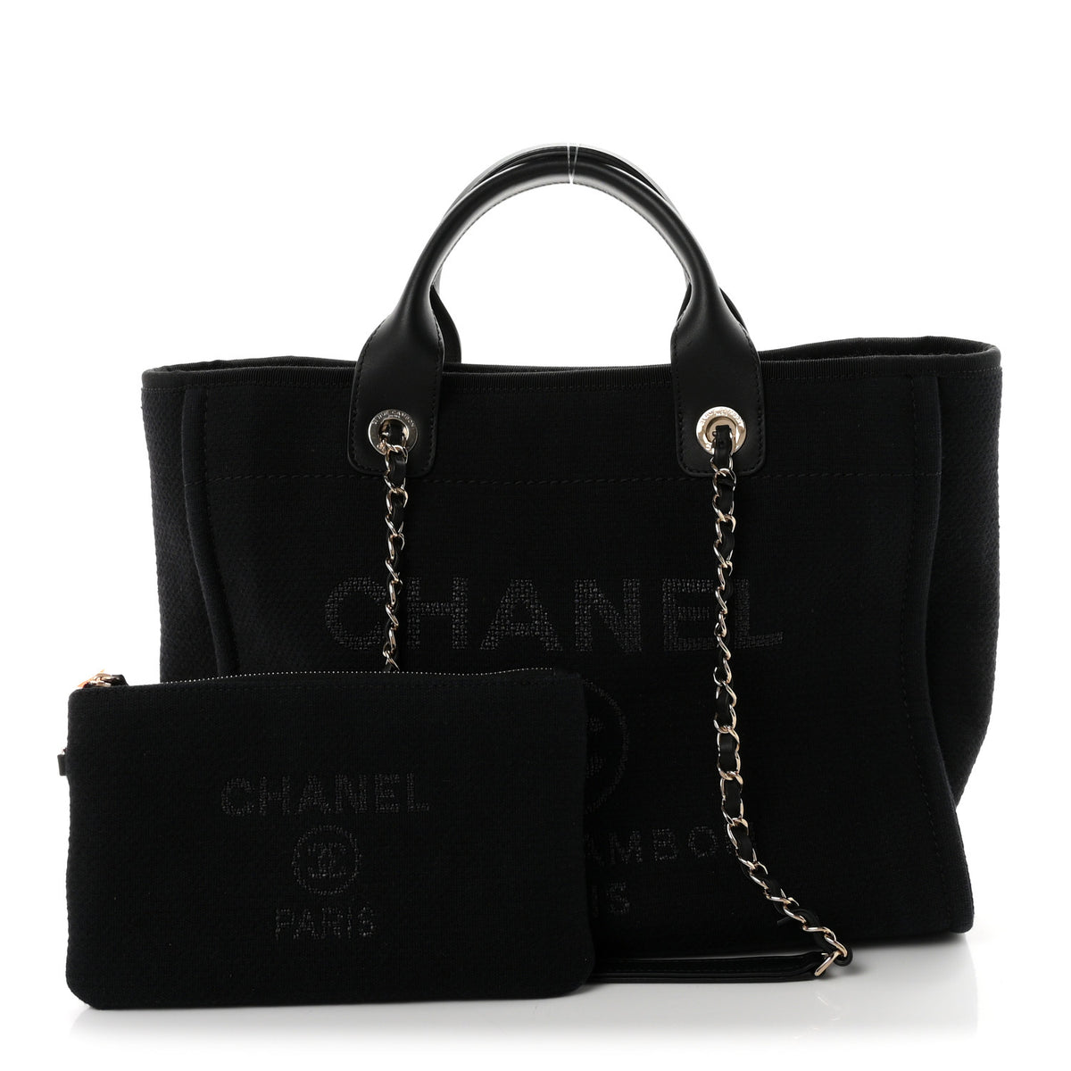 Mixed Fibers Small Deauville Tote Black