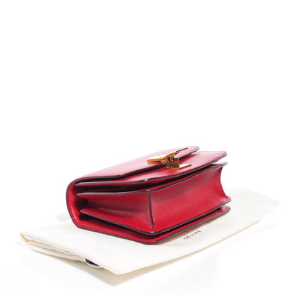 Celine Smooth Calfskin Small Classic Box Flap Bag Red 6 of 11