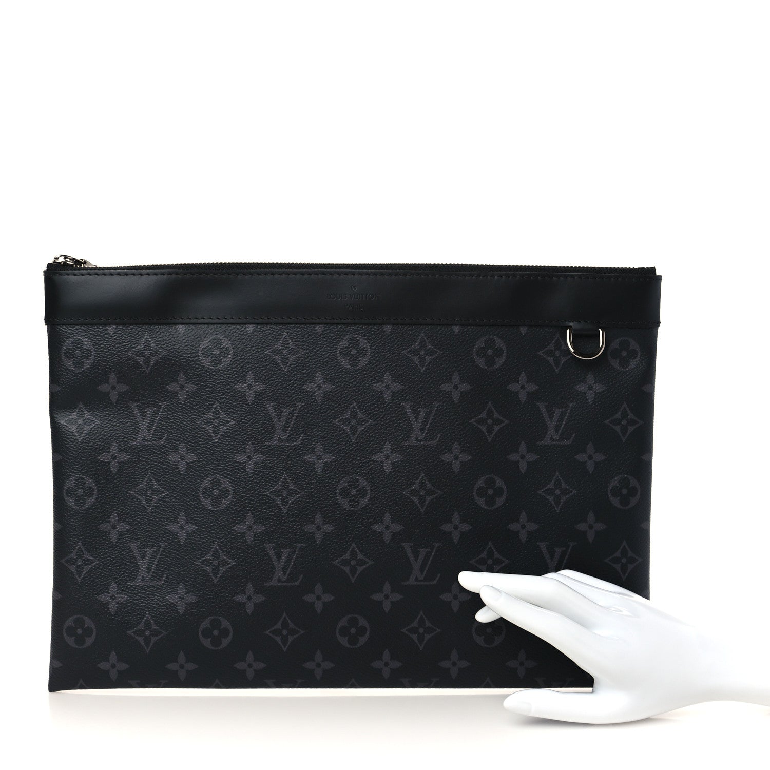 Louis Vuitton Monogram Eclipse Discovery Pochette GM 2 of 6