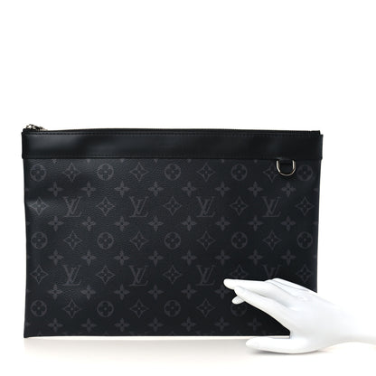 Louis Vuitton Monogram Eclipse Discovery Pochette GM 2 of 6